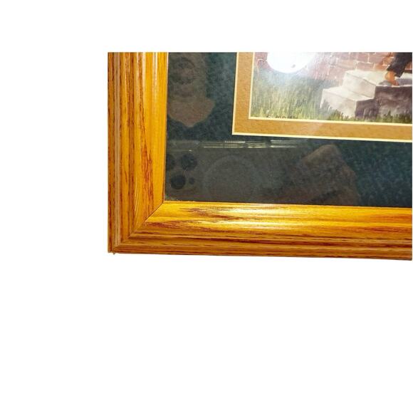 Amish Schoolhouse Professionally Matted & Wood Framed Print Rectangular Picture - Picture 9 of 16